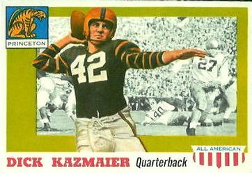 1955 Topps All-American #23 Dick Kazmaier Front
