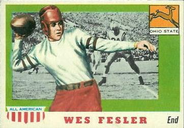 1955 Topps All-American #30 Wes Fesler Front