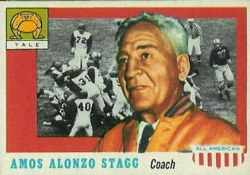 1955 Topps All-American #38 Amos Alonzo Stagg Front