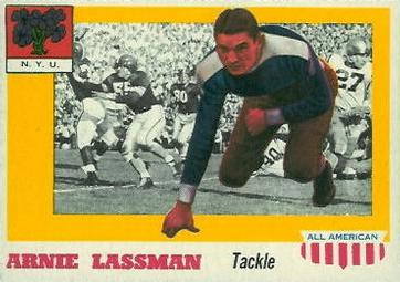 1955 Topps All-American #46 Arnie Lassman Front
