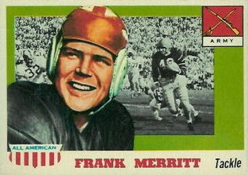 1955 Topps All-American #55 Frank Merritt Front