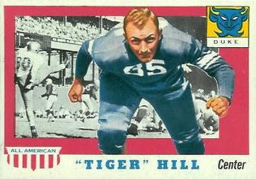1955 Topps All-American #60 Tiger Hill Front