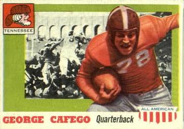 1955 Topps All-American #8 George Cafego Front
