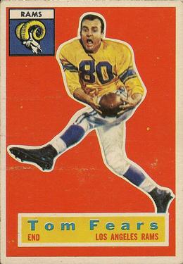 1956 Topps #42 Tom Fears Front