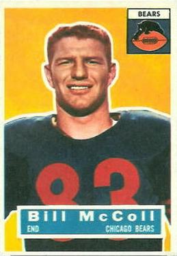1956 Topps #83 Bill McColl Front