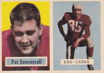 1957 Topps #14 Pat Summerall Front