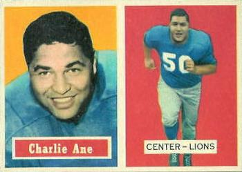 1957 Topps #56 Charlie Ane Front