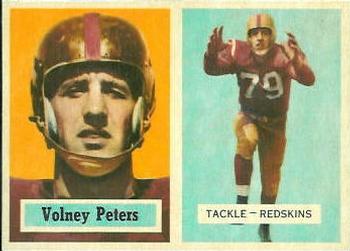 1957 Topps #84 Volney Peters Front