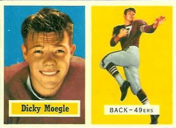 1957 Topps #116 Dick Moegle Front