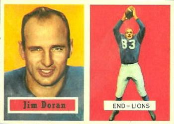 1957 Topps #131 Jim Doran Front