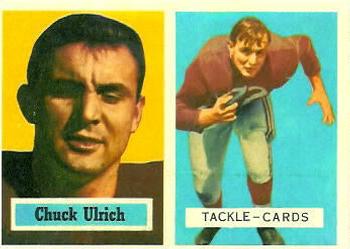 1957 Topps #136 Chuck Ulrich Front