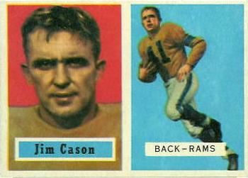 1957 Topps #143 Jim Cason Front