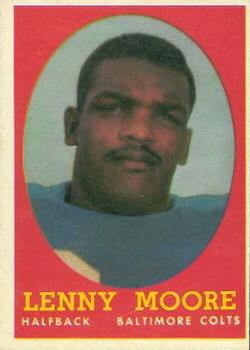1958 Topps #10 Lenny Moore Front