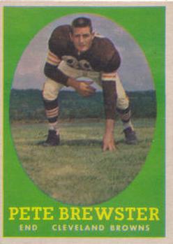 1958 Topps #11 Pete Brewster Front