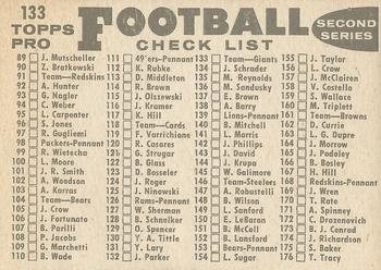 1959 Topps #133 New York Giants Back