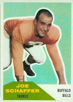 1960 Fleer #105 Joe Schaffer Front