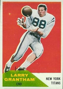 1960 Fleer #98 Larry Grantham Front