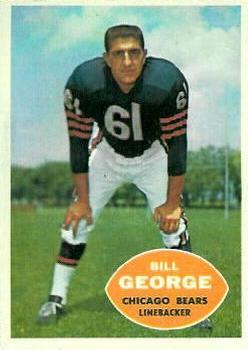 1960 Topps #18 Bill George Front