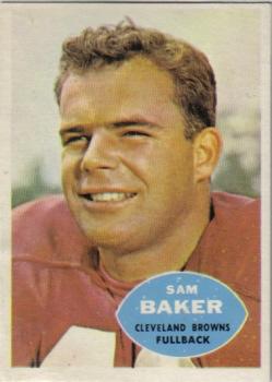 1960 Topps #24 Sam Baker Front
