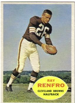 1960 Topps #26 Ray Renfro Front