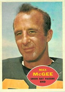 1960 Topps #55 Max McGee Front