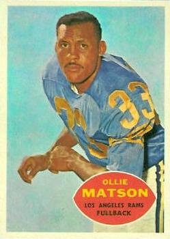 1960 Topps #63 Ollie Matson Front