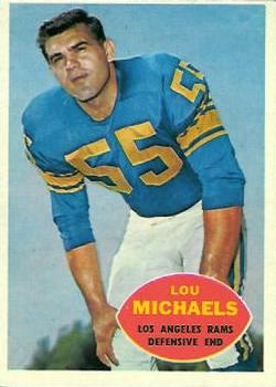1960 Topps #69 Lou Michaels Front
