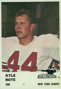 1961 Fleer #69 Kyle Rote Front