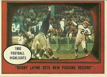 1961 Topps #113 Bobby Layne  Front