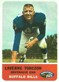 1962 Fleer #21 Laverne Torczon Front