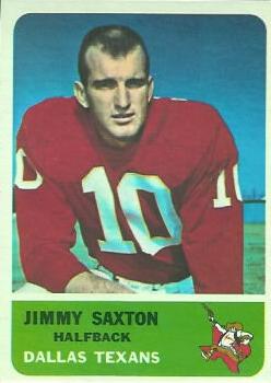 1962 Fleer #26 Jimmy Saxton Front