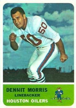 1962 Fleer #53 Dennit Morris Front