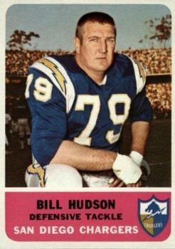 1962 Fleer #85 Bill Hudson Front