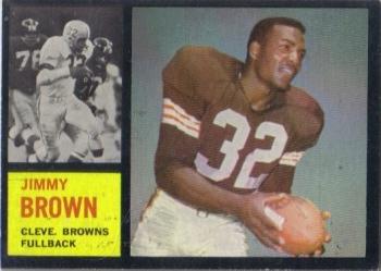 1962 Topps #28 Jim Brown Front