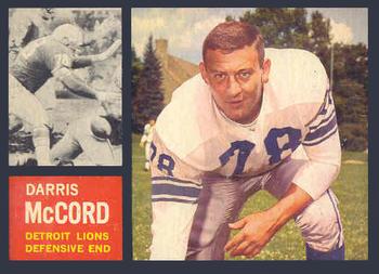 1962 Topps #57 Darris McCord Front