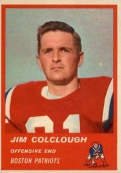 1963 Fleer #4 Jim Colclough Front