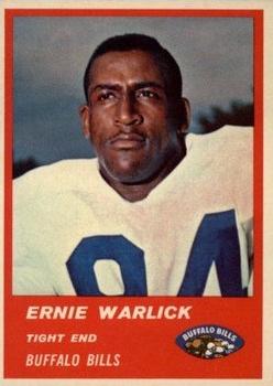 1963 Fleer #27 Ernie Warlick Front