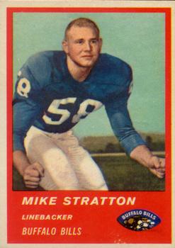 1963 Fleer #32 Mike Stratton Front