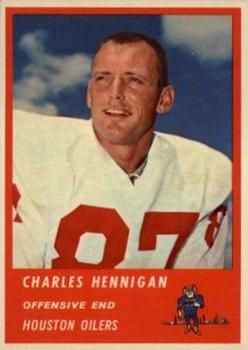 1963 Fleer #38 Charles Hennigan Front