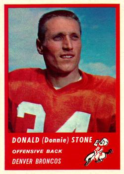 1963 Fleer #80 Don Stone Front