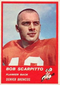 1963 Fleer #81 Bob Scarpitto Front