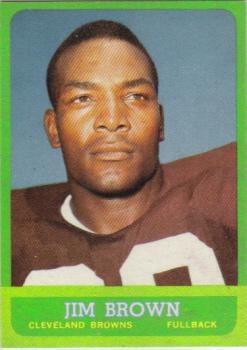 1963 Topps #14 Jim Brown Front