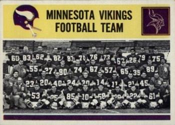 1964 Philadelphia #111 Minnesota Vikings Front