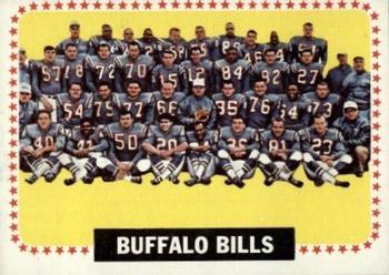 1964 Topps #43 Bills Team Front
