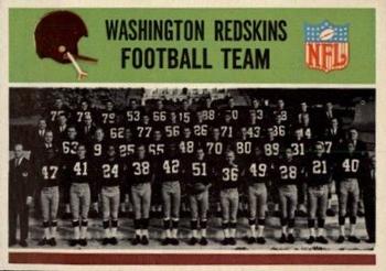 1965 Philadelphia #183 Washington Redskins Front