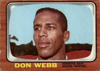 1966 Topps #13 Don Webb Front