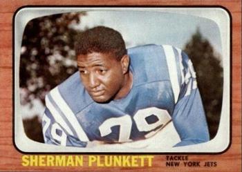 1966 Topps #99 Sherman Plunkett Front