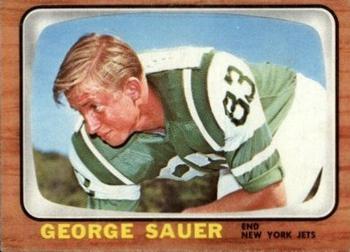 1966 Topps #101 George Sauer Front