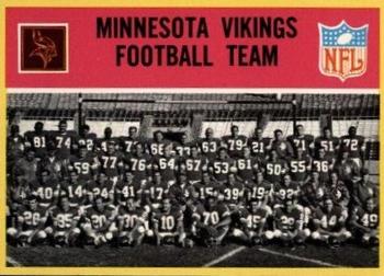 1967 Philadelphia #97 Minnesota Vikings Front
