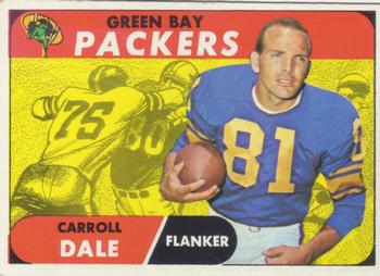 1968 Topps #27 Carroll Dale Front